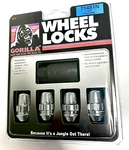 (4) Gorilla Wheel Locks Lug Nuts Chrome 1/2'' Thread Bulge Acorn - 71481N New. Price: $22.95.