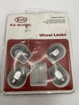 Kia Motors Wheel Locks UM080 WPL01 Chrome Genuine Oem - Used Incomplete. Price: $20.84.