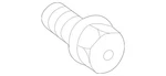 Genuine Mercedes-benz Wheel Bolt 906-990-00-07 New. Price: $26.60.