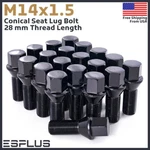 20X Volkswagen Lug Bolt 14X1.5 Black 28MM Fit Golf/id/jetta/passat/tiguan Am-rim New. Price: $28.99.