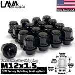 20X Black 12X1.5 Oem Mag/flat Seat Lug Nuts Fit Ecilpse Galant Lancer Outlander New. Price: $24.19.