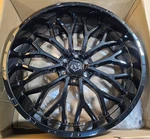 (qty 1) Tis Gloss Black Wheel Rim 24X10 6X139.7 -24MM, 565B-2418324 New. Price: $357.29.