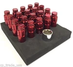 Nrg Steel Lug Nuts With Dust Cap Cover SET12X1.5 Red For Honda Acura Mitsubishi New. Price: $998.50.