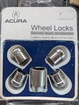 Wheel Locks 22MM 14X1.5MM Thread Genuine Acura Lug Set Used. Price: $65.00.