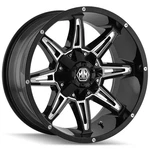 Mayhem 8090 Rampage 20X9 8X180 +0MM Black/milled Wheel Rim 20" Inch New. Price: $343.99.