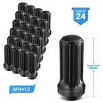 Set Of 24 Black M14X1.5 Spline Lug Nuts Fits Chevy Gmc Silverado Sierra 1500 New. Price: $20.99.