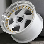 15X8 White Wheel Vors VR2 4X100 20 (1) 73.1 New. Price: $165.00.