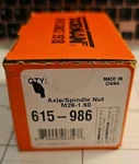 Dorman 615-986 Spindle Nut M26-1.50 Hex Size 36 Mm Fits Acura Honda Models New. Price: $11.00.