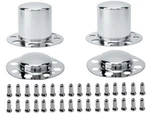 Alcoa Dually Wheel Rim 9/16" X 18 Rh Chrome Lug Nut And Center Cap Set New. Price: $159.99.