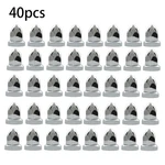 40 Pack 33MM Chrome Lug Nut Covers Abs Plastic Push On For Semi Truck New. Price: $23.81.