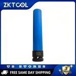 Zktool Extra Long 1/2" Thin Wall Wheel Lug Nut Deep Impact Socket Set Blue New. Price: $12.90.
