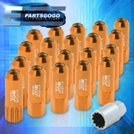 Ford M12X1.5MM Locking Lug Nuts Open Extended Aluminum 20 Piece Set Gold New. Price: $16.99.