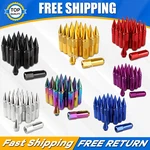 Cap Spiked Racing Wheel Lug Nuts 20PCS M12 X 1.5MM 60MM Arrow Style New. Price: $25.88.