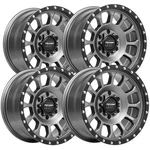 (set Of 4) Pro Comp PA34 Rockwell 17X8 5X5" +0MM Gunmetal Wheels Rims 17" Inch New. Price: $907.96.