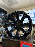Set Impact Off-road 817 Wheels 20X10 -12 5X114.3/ 5X127 Black Blue Rims New. Price: $1399.95.