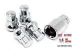 Set Of 4 12X1.5 Veritek Chrome Acorn Bulge Tuner Wheel Locks For Buick Chevy New. Price: $24.29.
